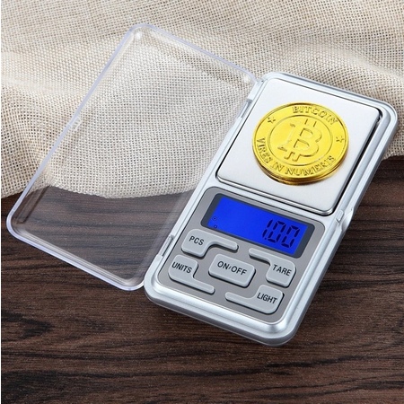 Digitálna vrecková váha - 0,01 g až 500 g – Obrázok 4