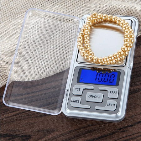 Digitálna vrecková váha - 0,01 g až 500 g – Obrázok 3