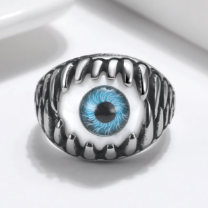 Prsteň s okom - Evil Eye - chirurgická oceľ