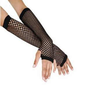 Gotické sieťované bezprsté rukavice - Goth, Punk