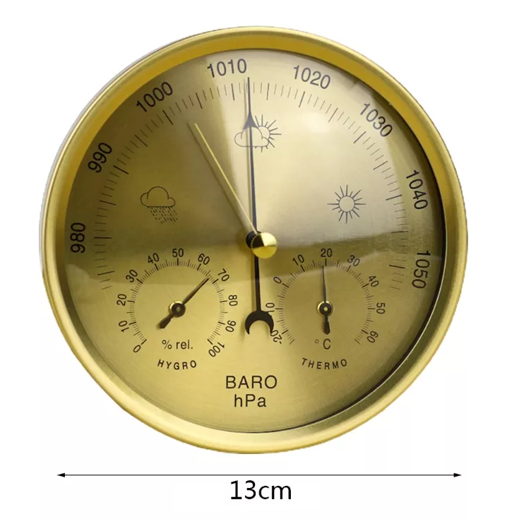 Prvotriedny barometer s teplomerom a vlhkomerom