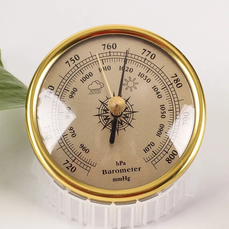 Tlakomer - barometer - mosadzný