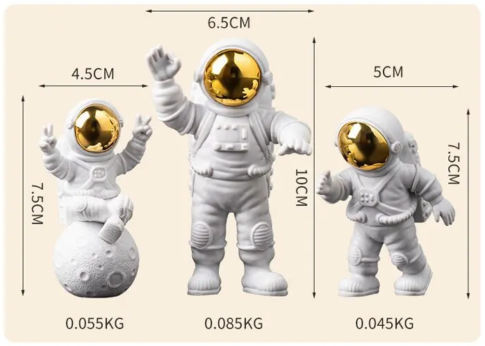 Lampa - Mesiac a traja astronauti