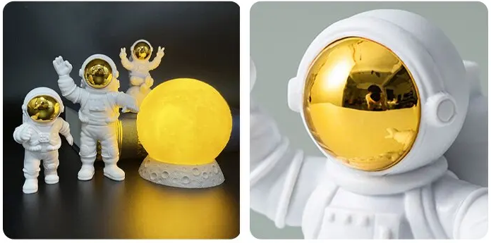 Lampa - Mesiac a traja astronauti