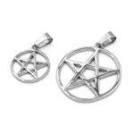 Pentagram - prívesok z nehrdzavejúcej ocele - dve veľkosti